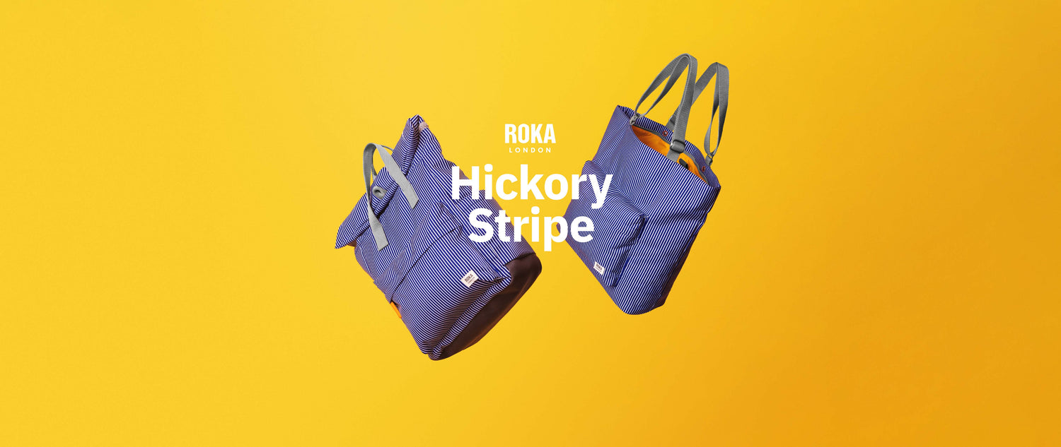 Banner for Hickory Stripe bags