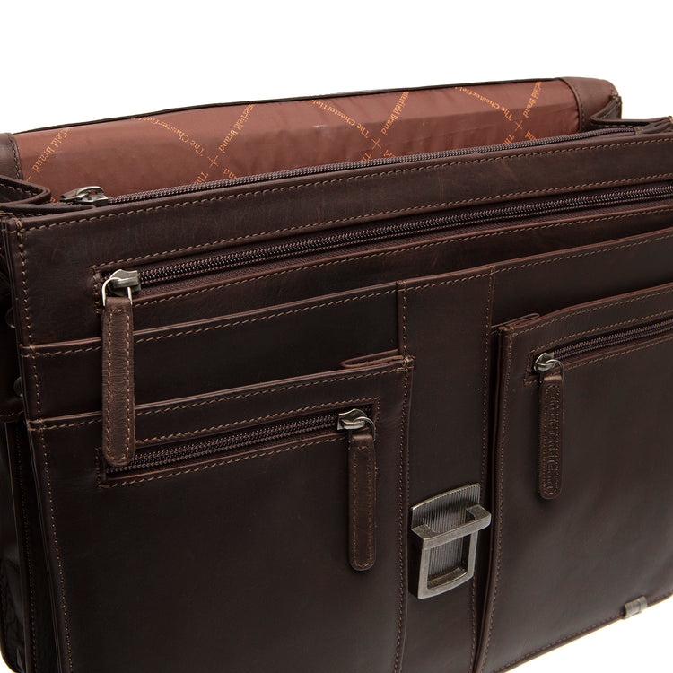 Stuttgart Leather Briefcase 14"