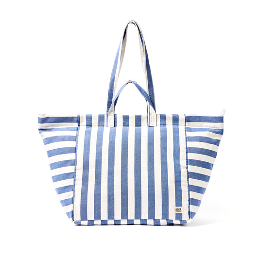 Marylebone Denim Stripe Shoulder Bag
