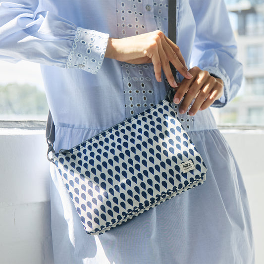 Carnaby Denim Rain Crossbody Shoulder Bag