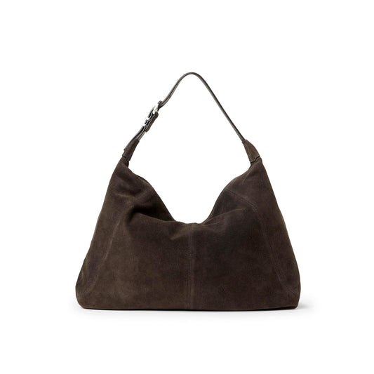 Naomi Suede Shoulder Bag