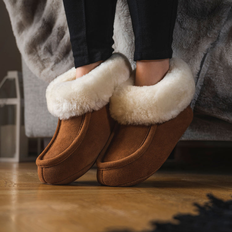 Leksand Slipper Chestnut