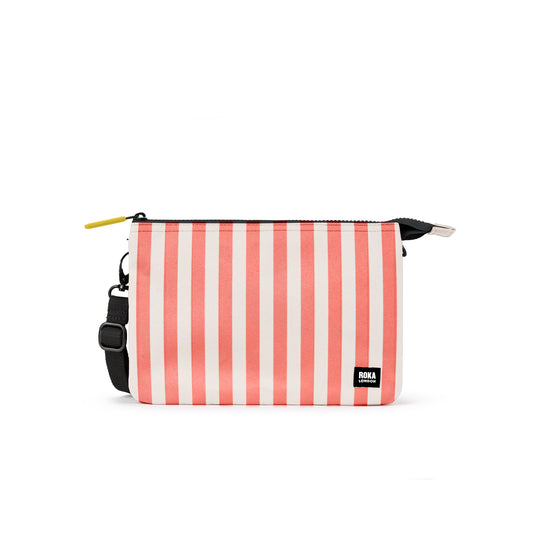 Carnaby Coral Stripe Crossbody Shoulder Bag