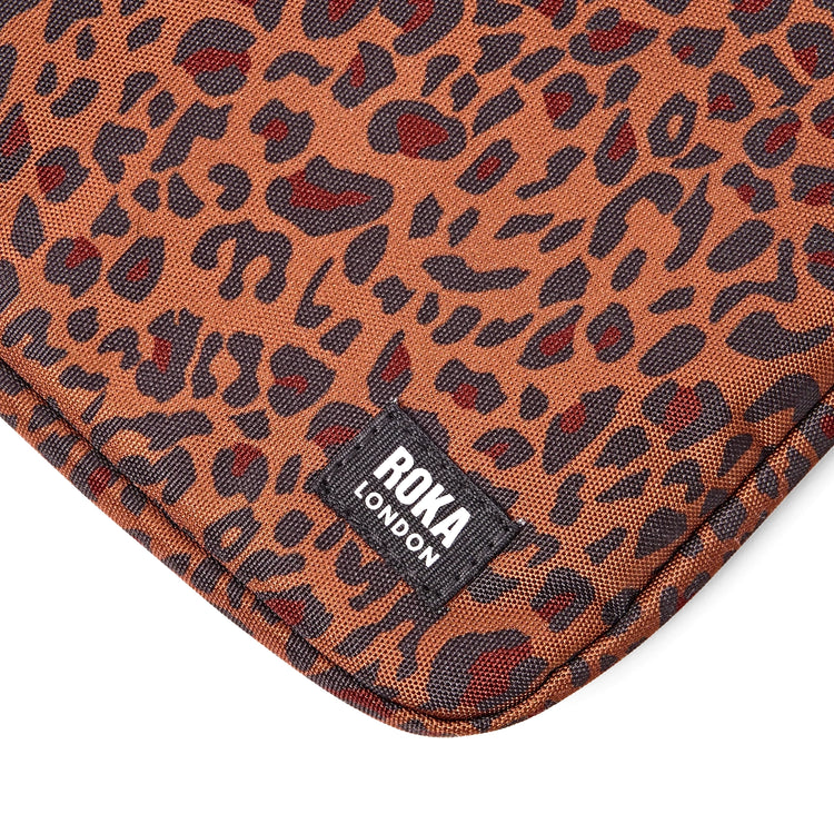Brick Lane Laptop Sleeve 14" Mini Leopard