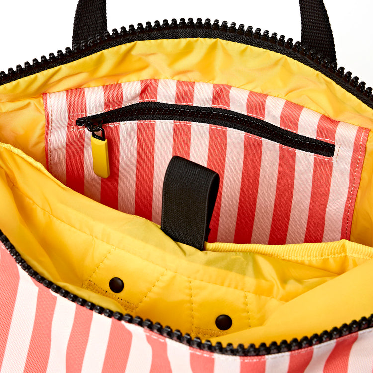 Canfield B Coral Stripe Small Backpack