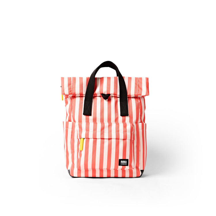 Canfield B Coral Stripe Small Backpack
