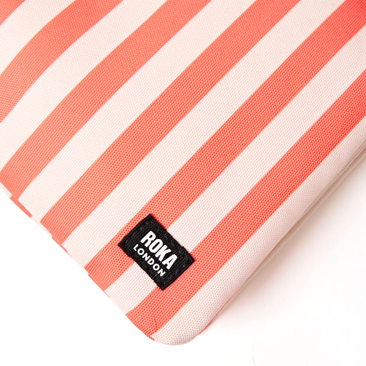Carnaby Coral Stripe Crossbody Shoulder Bag