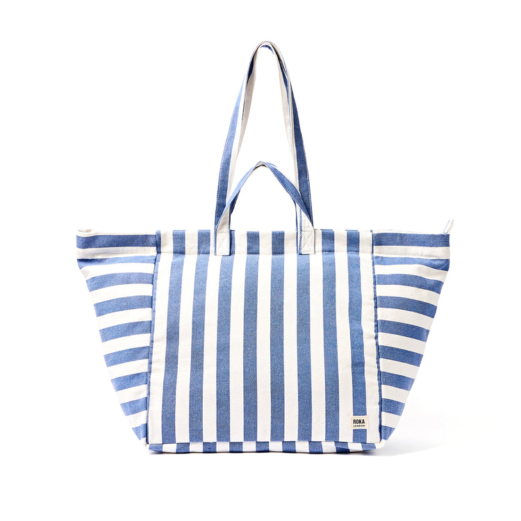 Marylebone Denim Stripe Shoulder Bag
