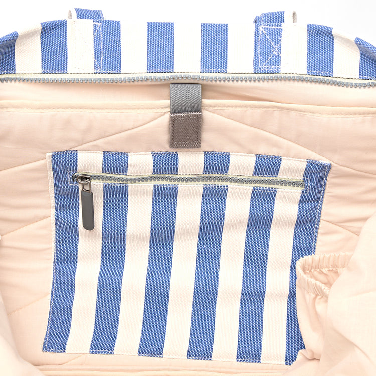 Marylebone Denim Stripe Shoulder Bag