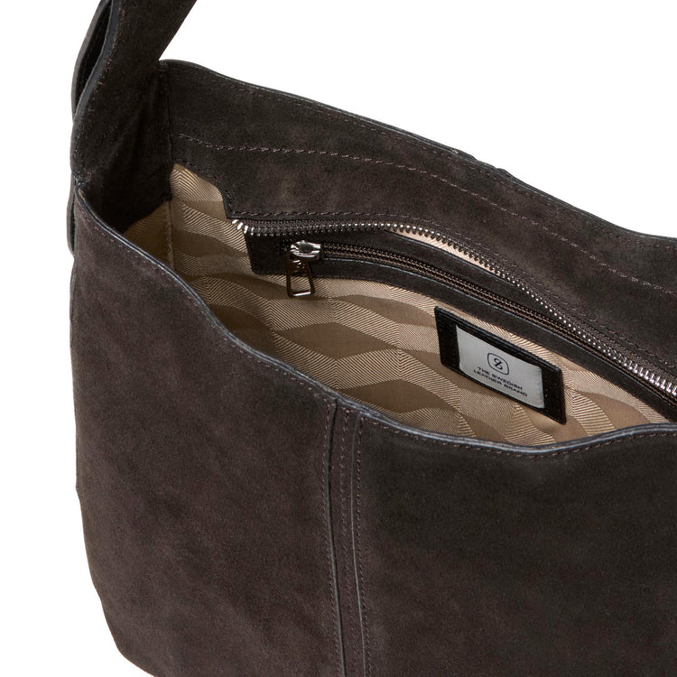 Molly Suede Shoulder Bag