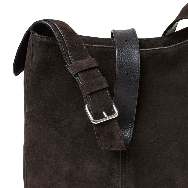Molly Suede Shoulder Bag