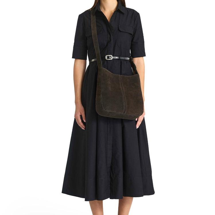 Molly Suede Shoulder Bag