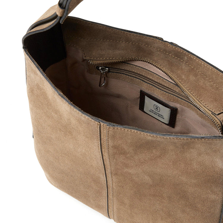 Molly Suede Shoulder Bag