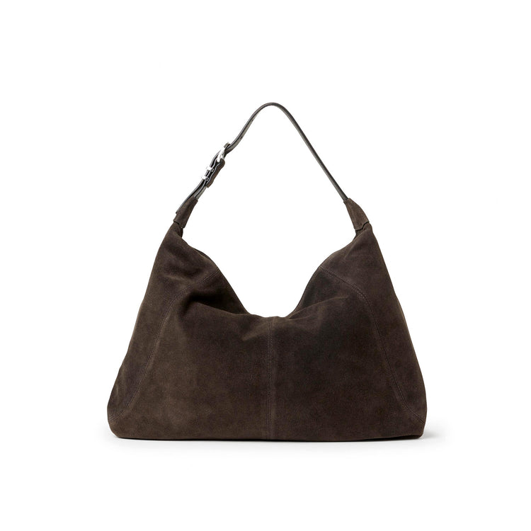 Naomi Suede Shoulder Bag
