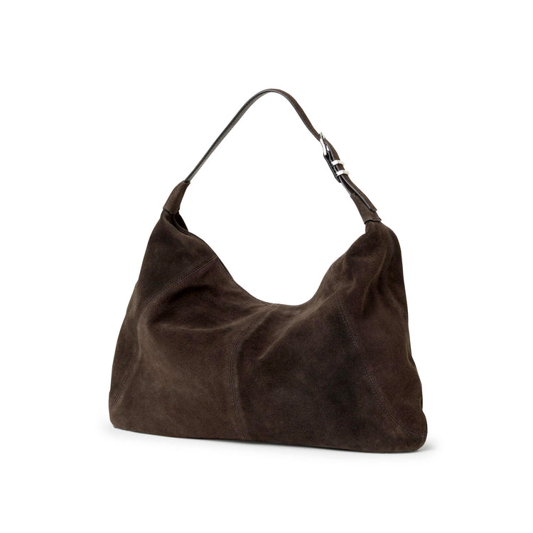 Naomi Suede Shoulder Bag