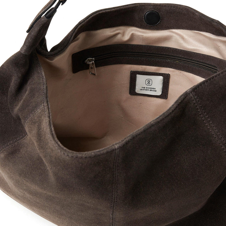 Naomi Suede Shoulder Bag